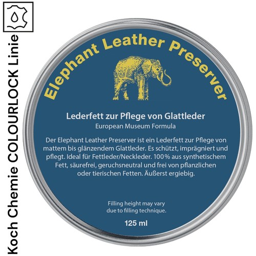 Colourlock elephant lederfett - ,